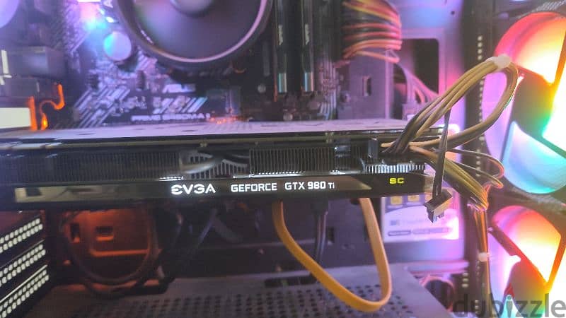 كارت شاشه evga 980ti 6g 5