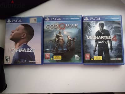 God of War 218 Uncharted 4 & FIFA 22 international