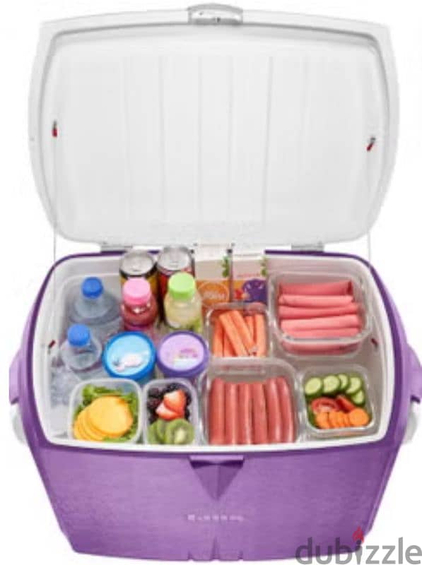 Tank Ice Box, 45 Litre, Purple 2