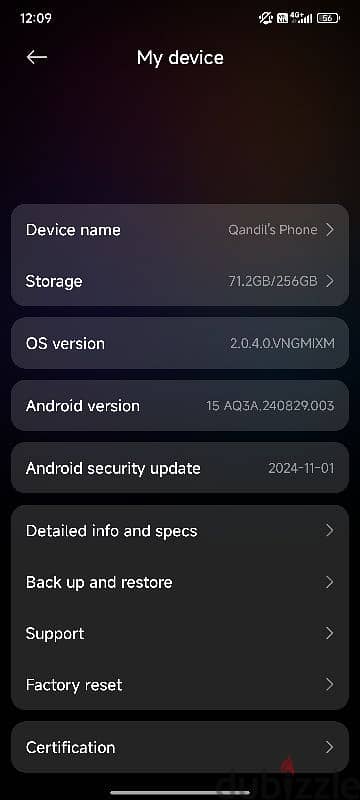 REDMI NOTE 123 256GB