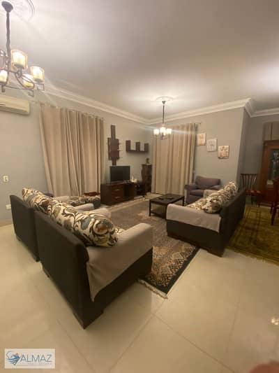 Furnished apartment with air conditioners for rent on Choueifat Street in the Fifth Settlement