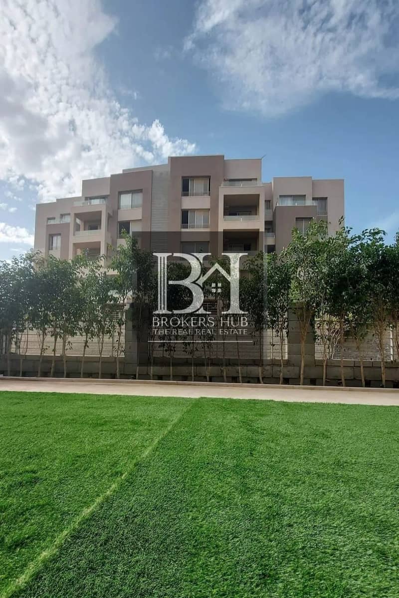 شقة بحديقة للبيع ف فيليدج جيت قطامية بالم هيلز التجمع ATTRACTIVE OFFFER Apartment with garden for sale in Village Garden Katameya Palm Hills New Cairo 0