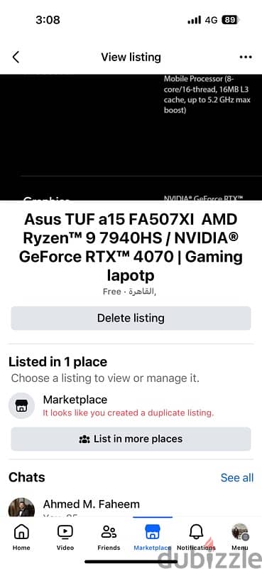 Asus TUF a15 FA507XI AMD Ryzen 9 7940HS / NVIDIA GeForce RTX 4070