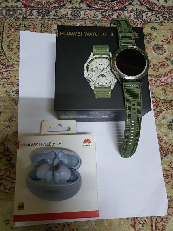 huawei gt4  with free freebuds 5i 0