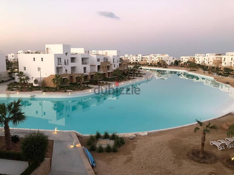 شالية ثلاثة غرف سوان ليك الجونة For Rent 3BR in Swan lake gouna 0