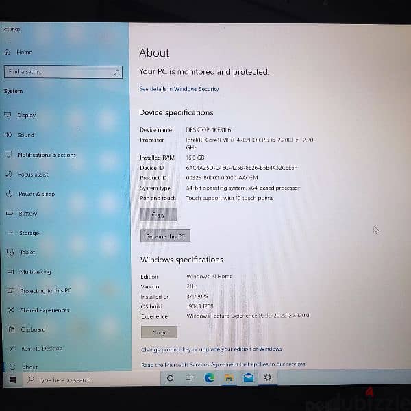 Laptop Dell XPS 9530 - Touch screen 5