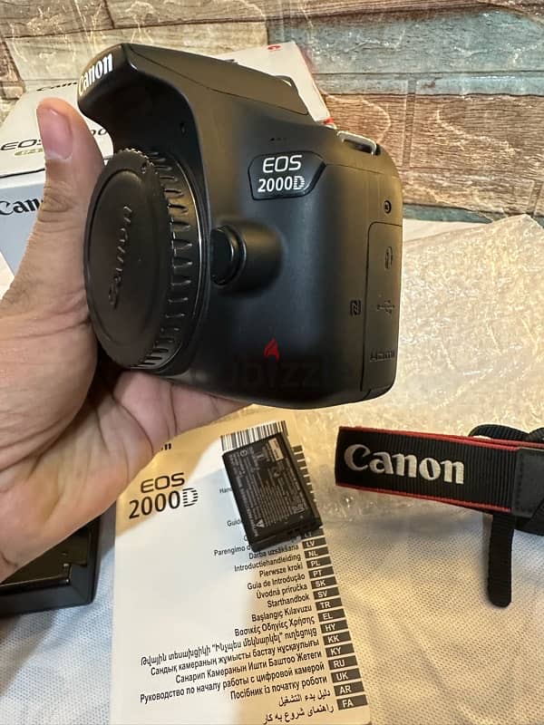 D2000 lens 18/55m بكل مشتملاتهاالاصليه 1