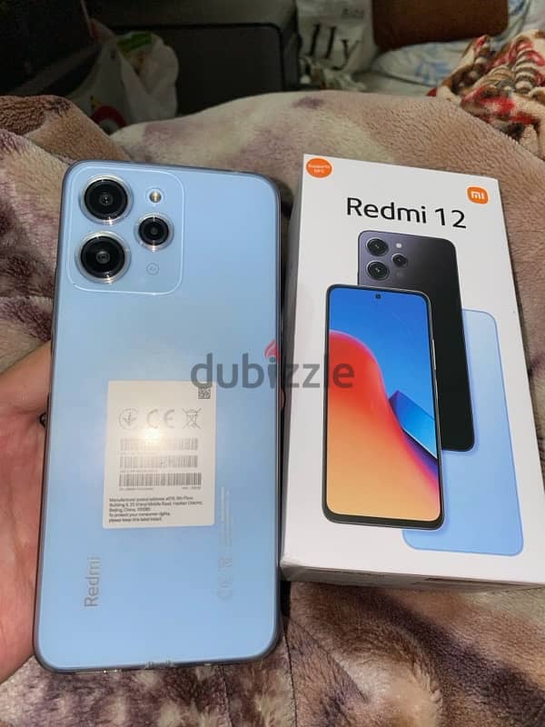 redmi 12 كسر الزيرو 256+8 1