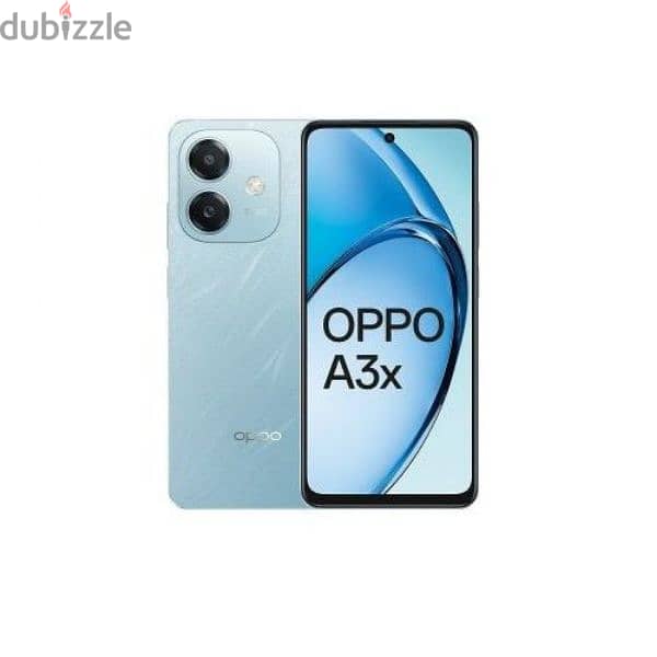 OPPO A3x - 6.6" 128GB/4GB Dual Sim 4G Mobile Phone - Ocean Blue 0