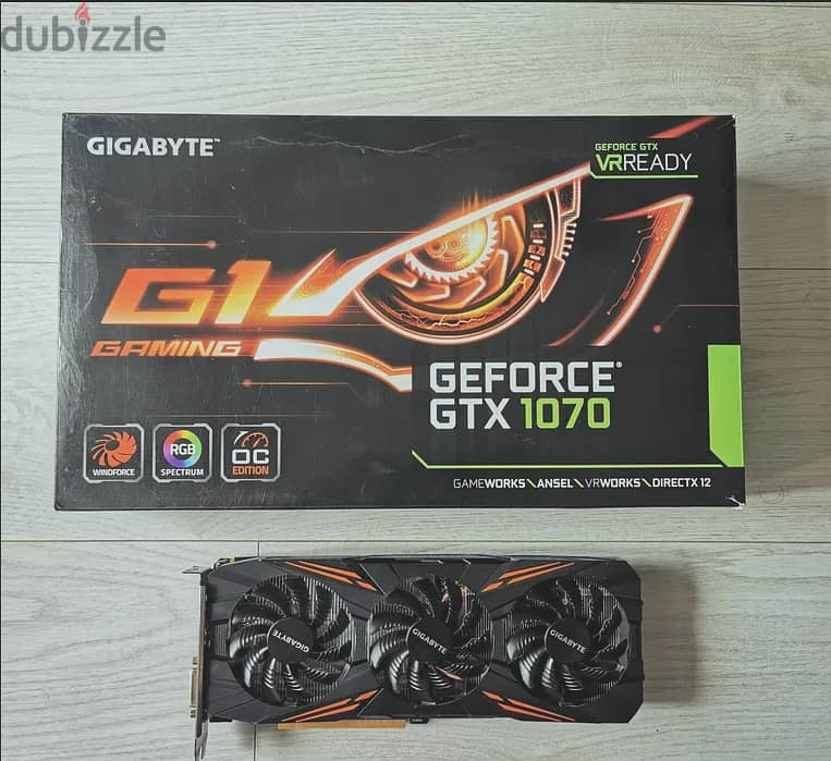 GIGABYTE GeForce GTX 1070 G1 Gaming 0