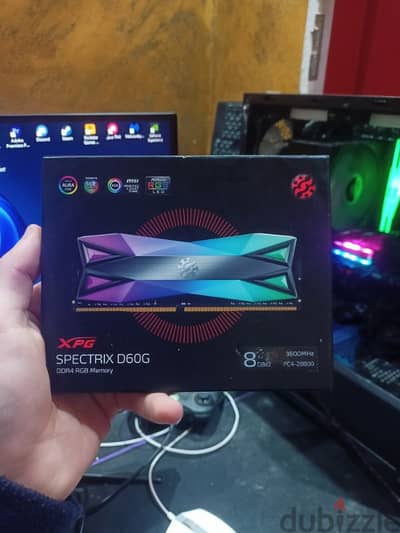 رامات كمبيوتر XPG D60g 3600Mhz Ddr4 16gb