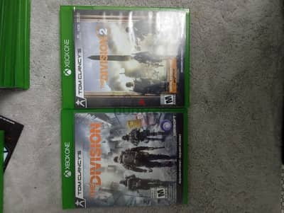 Xbox one, the division 1 and 2