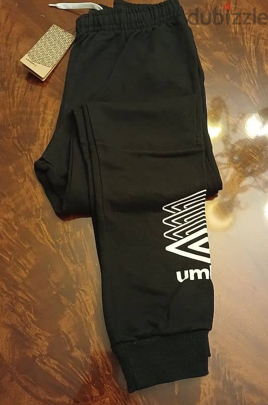 Umbro Men's Sweatpants Original Size L NEW- Black 3