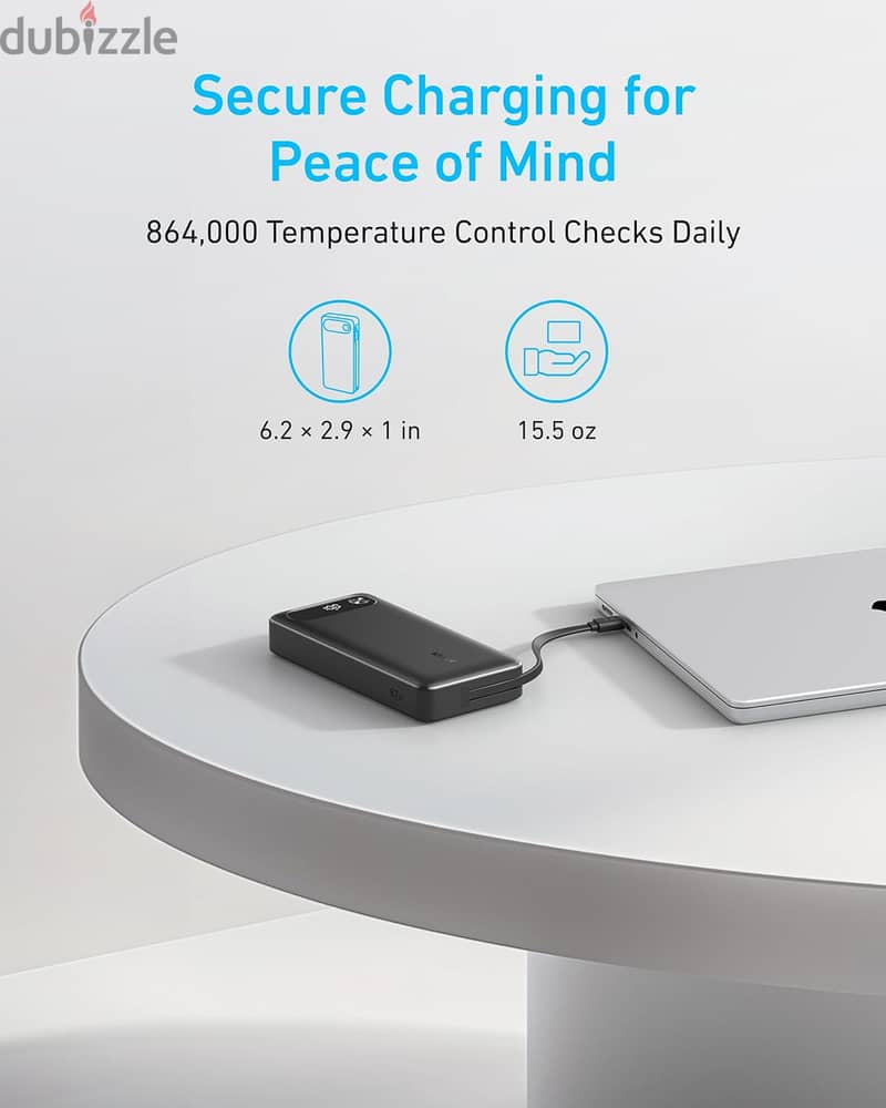 Anker 87w Power bank 20000mah+كونفرتر لتشغيل الراوتر عند انقطاع التيار 11