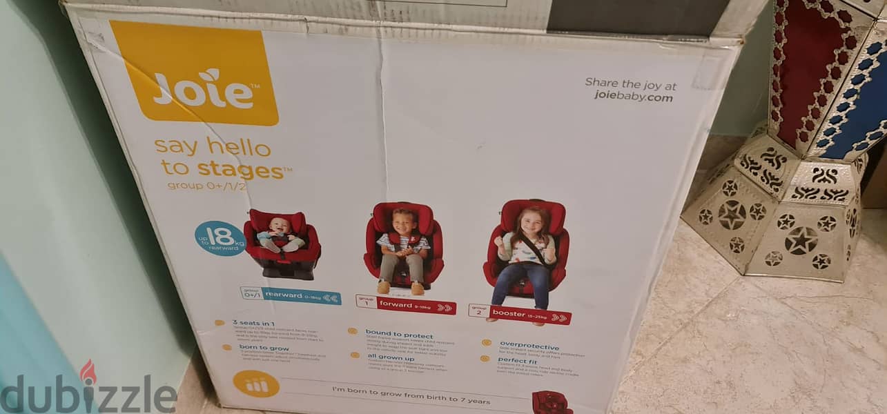 Joie All stages Car seat in excellent condition  Red Color 2