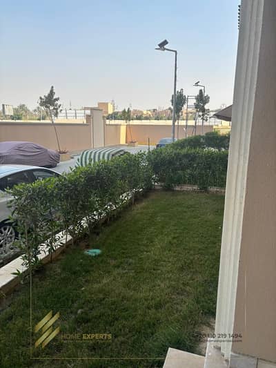 Ground floor apartment with garden, first residence for rent in 90 Avenue Compound, Fifth Settlement