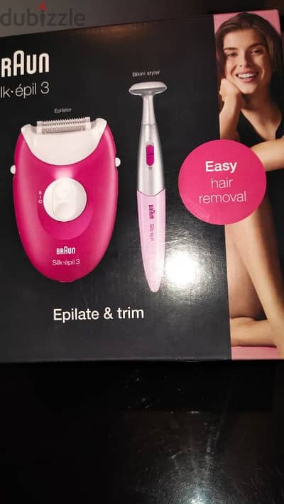 مكنة جديدة Braun epilate & trim