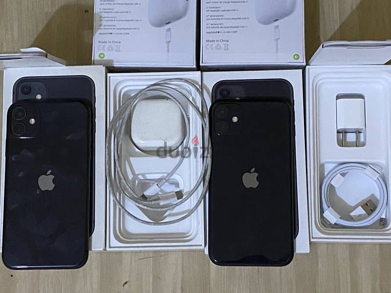 للبيع كل جهاز لوحدة iPhone 11 اخر جهازين بحالة شبة زيرو 1