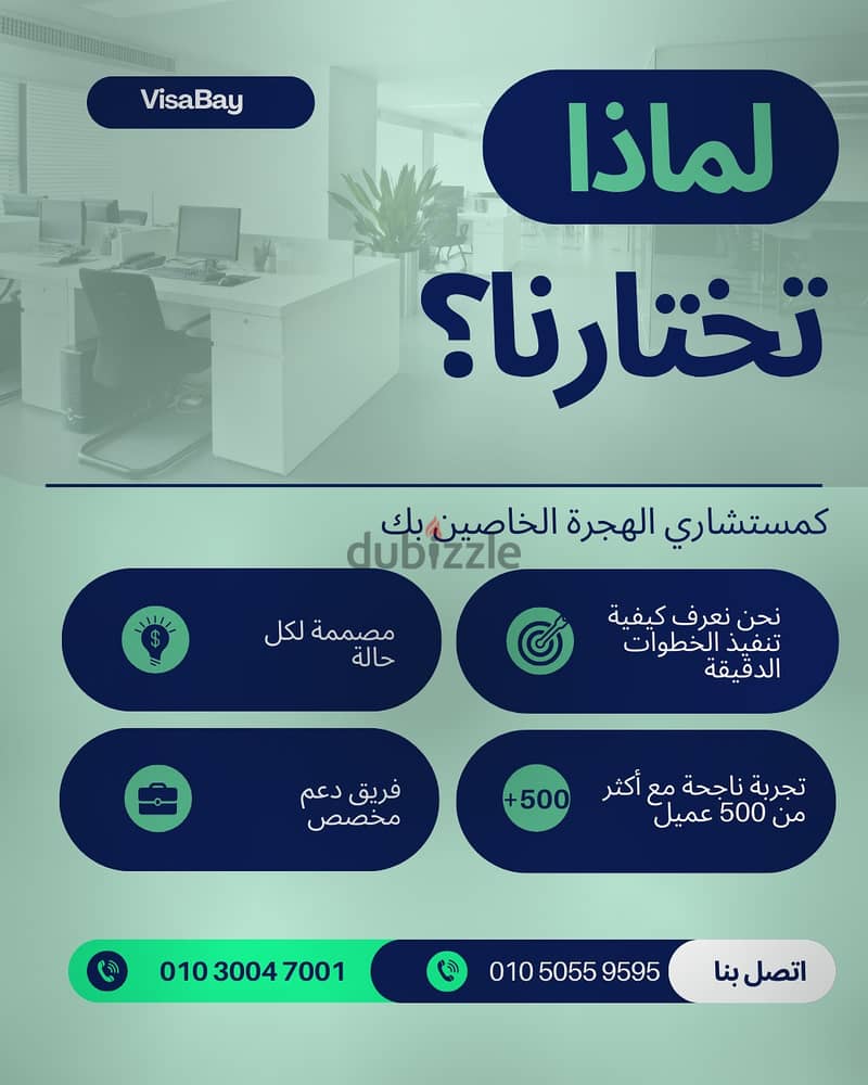 VISA & IMMIGRATION CONSULTANCY مكتب لاستشارات  الهجرة ة التاشيرات 9