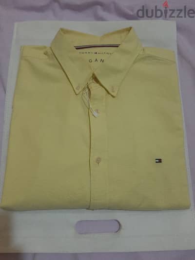 Tommy Hilfiger Oxford Shirt Yellow for men