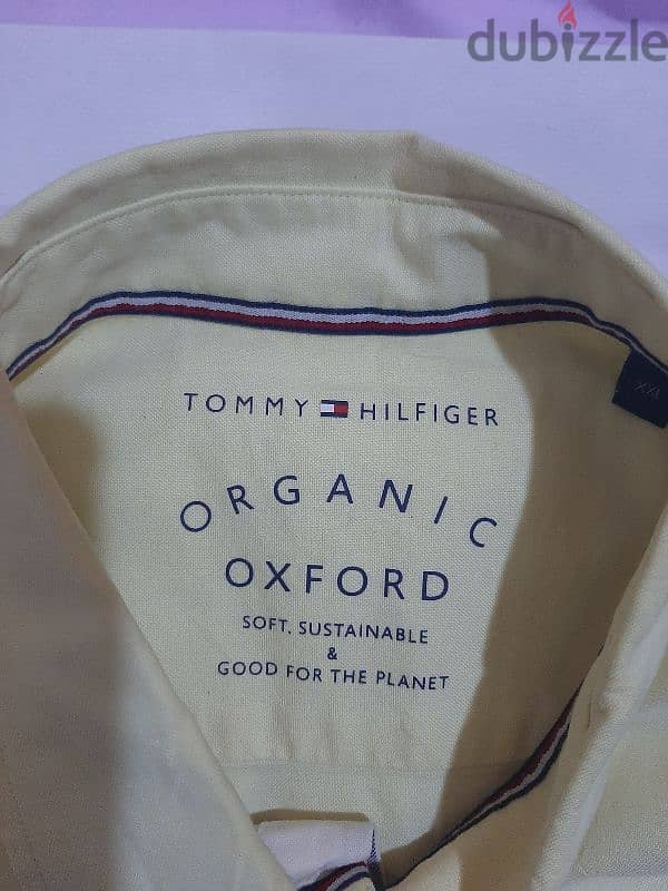 Tommy Hilfiger Oxford Shirt Yellow for men 1