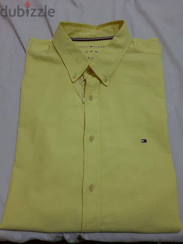 Tommy Hilfiger Oxford Shirt Yellow for men 2