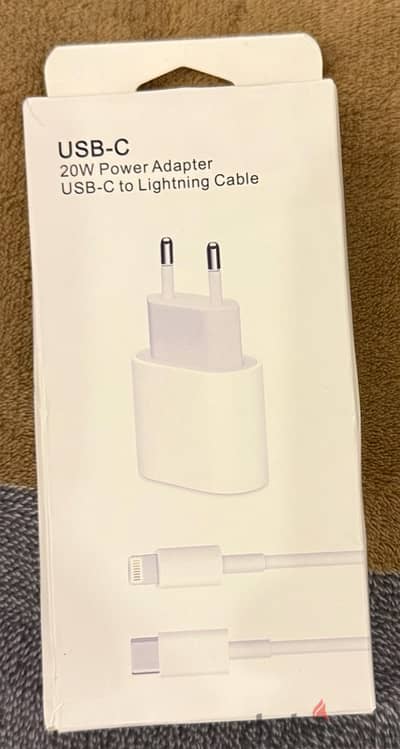 iphone usb c to lightning 20 W fast charger and cable 100% new