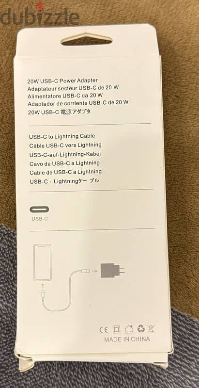 iphone usb c to lightning 20 W fast charger and cable 100% new 1