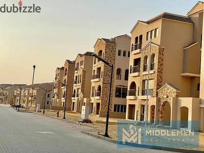 apartment 168m prime location Double view Bahry , green square mostakbal city