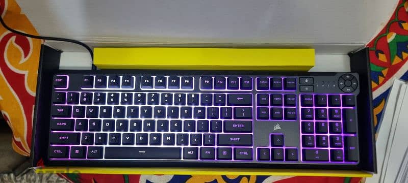 كيبورد الألعاب Corsair K55 Core RGB جديد بكرتونته 1