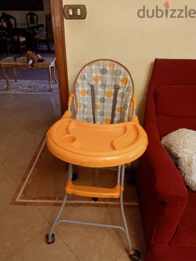 Baby highchair and bike