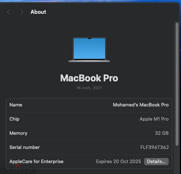 ماكبوك برو ام ١ برو Macbook Pro M1 Pro 4