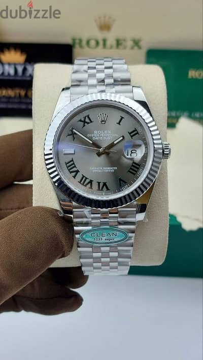 Rolex Date Just Wimbledon 41mm, Swiss ETA 3235 movement