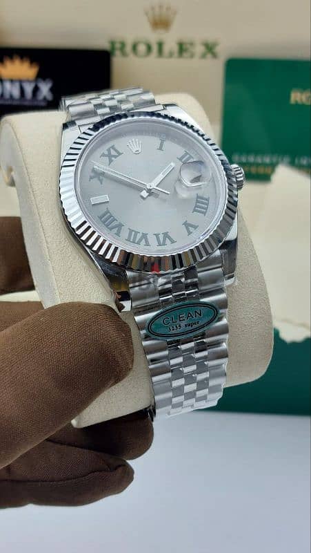 Rolex Date Just Wimbledon 41mm, Swiss ETA 3235 movement 2