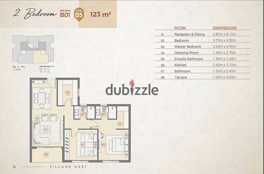 Apartment Resale 123m Delivery 2025 Compound Village West 0