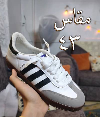 سامبا ابيض مقاس ٤٣/adidas samba size 43