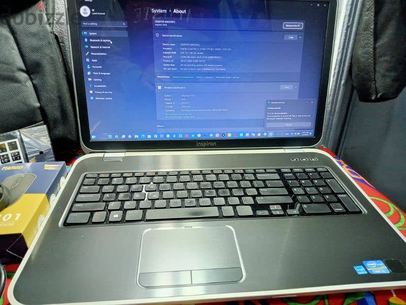 وارد بلجيكا Dell Inspiron ram 8 hard 750 7