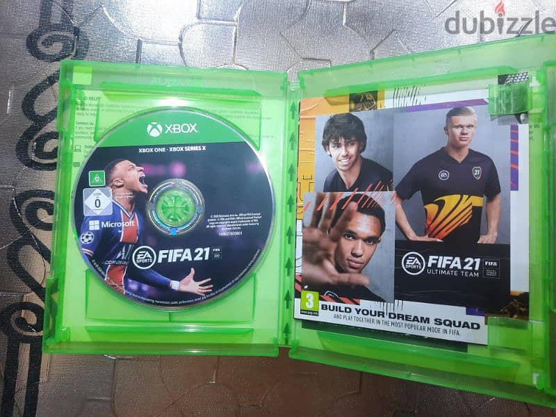 اسطوانه fifa 21 xbox one&series حالتها زي الجديده 1