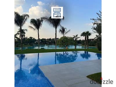 A fully furnished standalone villa for rent with a modern design at the highest level, located in Lake View Compound, New Cairo – Super deluxe finish