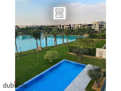 Elite Villa Fully Furnished with Stunning Lake and Garden Views for Sale in Lake View Compound - Prime Location - Premium Finishes