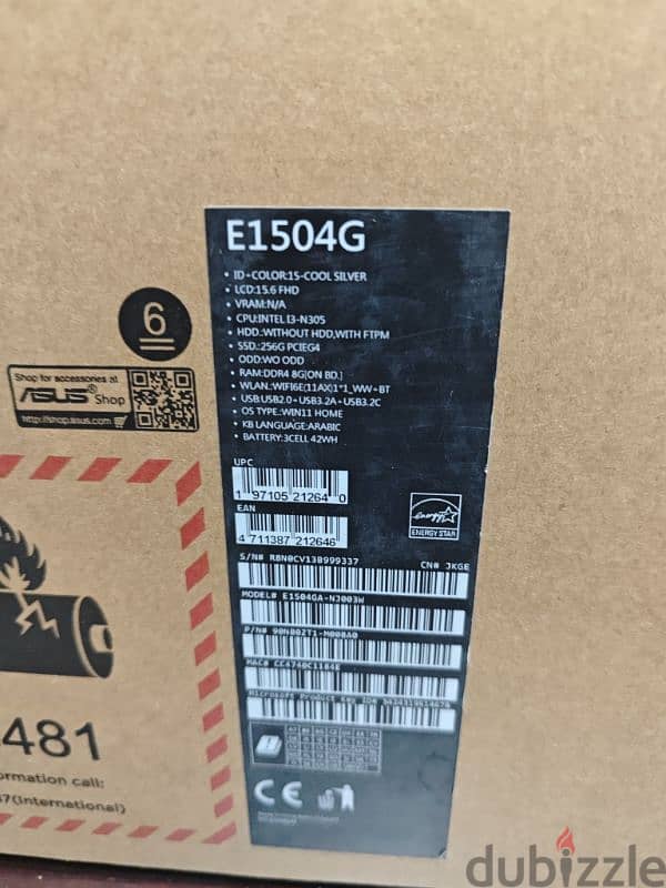 Asus vivobook go 15 E1504G new sealed 3