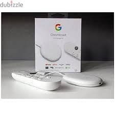 Google Chromecast 4K with Remote Control - White