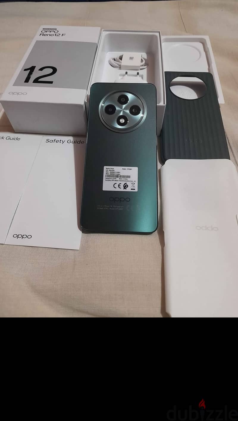 Oppo Reno 12f 4G  بكل مشتملاته الاصليه لسه ف الضمان ضمان محلي بدون ضري 4