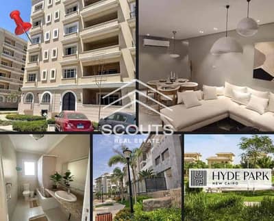 Finished apartment for sale in Hyde park New Cairo mins away from Mivida & Auc 12 years installments