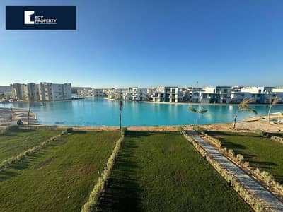 Direct Lagoon View Fully Furnished with ACs Chalet for Sale in Fouka Bay North Coast Ras Al Hekma Best Price for 3 bedrooms