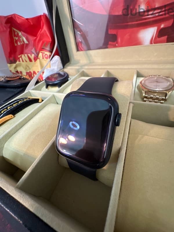 Apple watch Series 7 Midnight Aluminum Case 45MM with Nike Sport Band 1