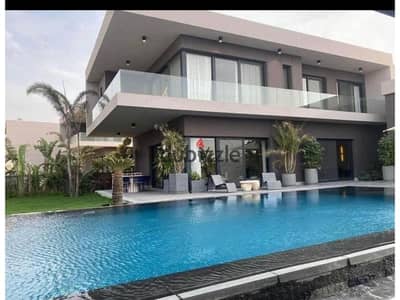 Standalone villa Golf view Fully furnished for rent in Swan Lake - 1st Settlement - High end finishing and modern furniture