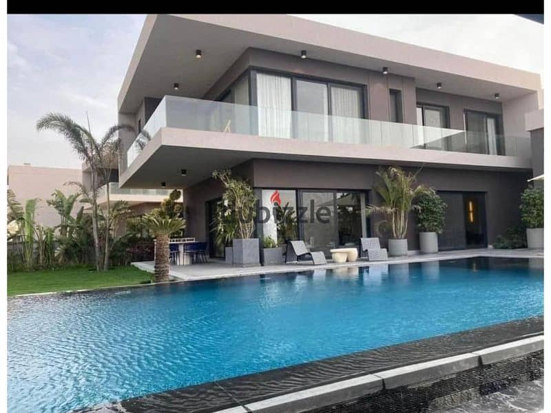 Standalone villa Golf view Fully furnished for rent in Swan Lake - 1st Settlement - High end finishing and modern furniture 0