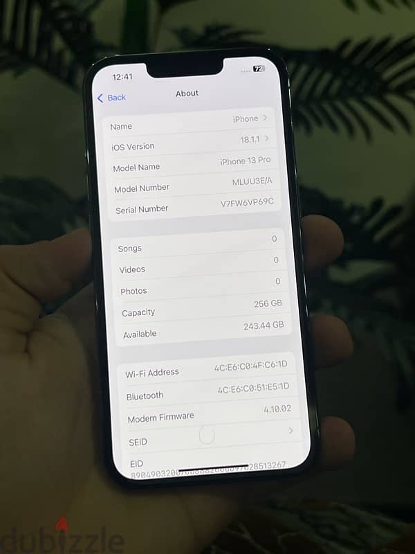 iPhone 13 Pro 256 كسر زيرو 3