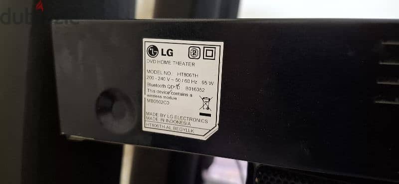 LG home theater 5.1 HT806TH 3